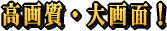 高画質・大画面